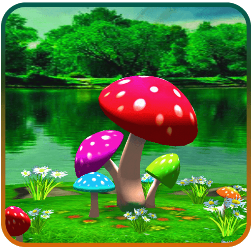 3D Mushroom Live Wallpaper New