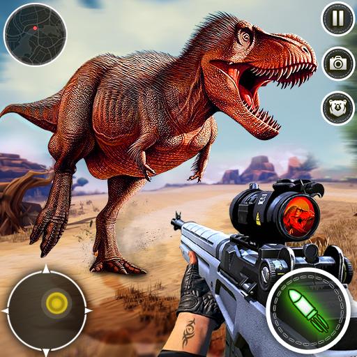 Wild Dinosaur Hunting Gun Game