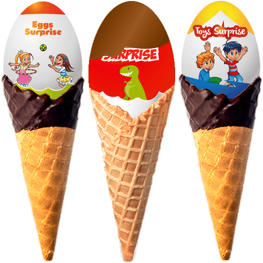 Ice Cream Surprise Eggs