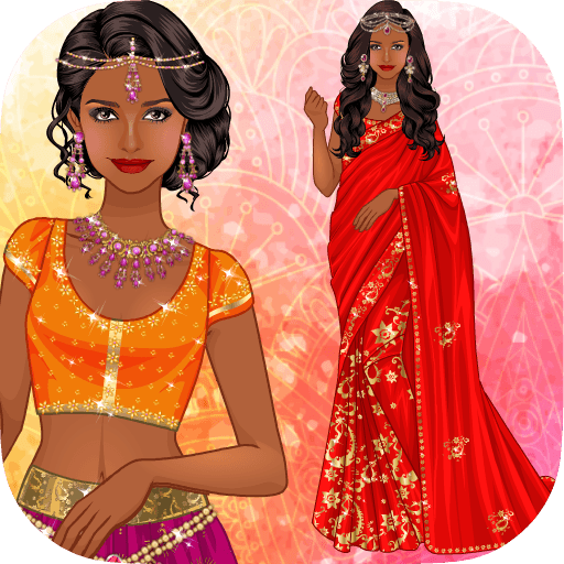 Indian Sari dress up