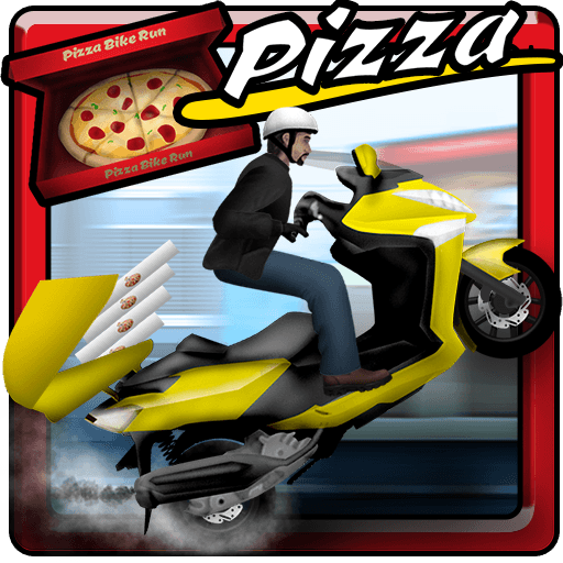 Pizza Bike Delivery Boy