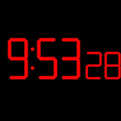 Digital Clock Seconds