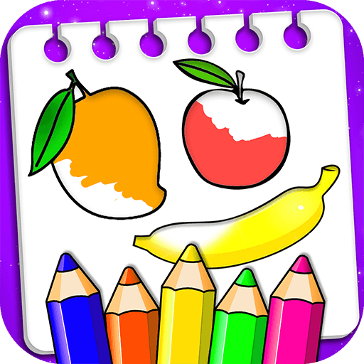 Fruits Coloring Book & Drawing