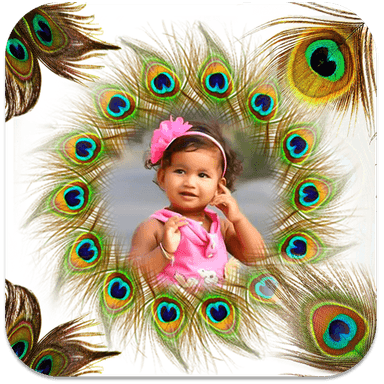 Peacock Feather Photo Frames