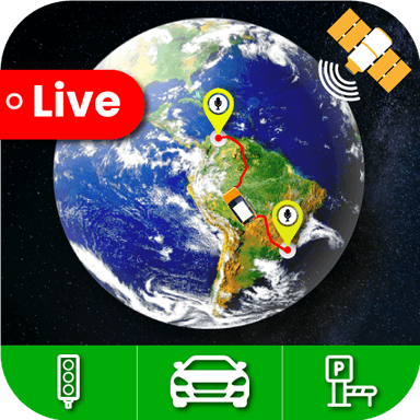 Live earth maps: 3d world map