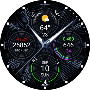 Main Time watch face