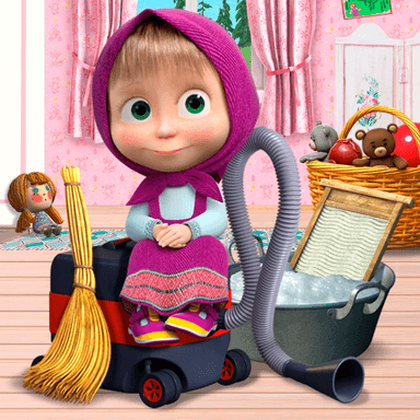 Masha and the Bear: Cleaning