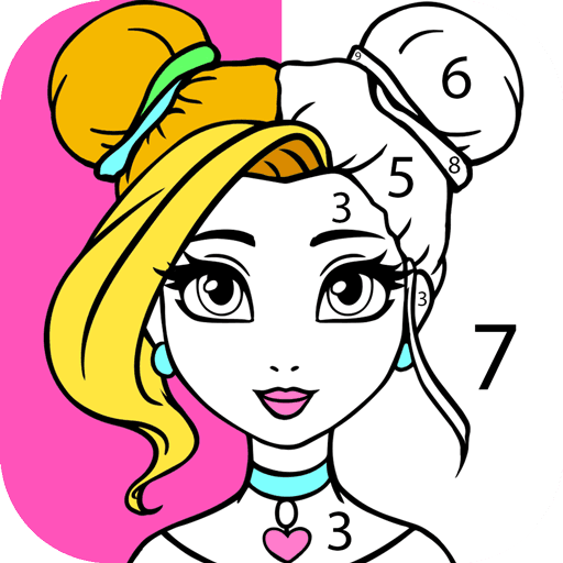 Girls Coloring Book for Girls