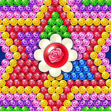 Bubble Shooter - Flower Games