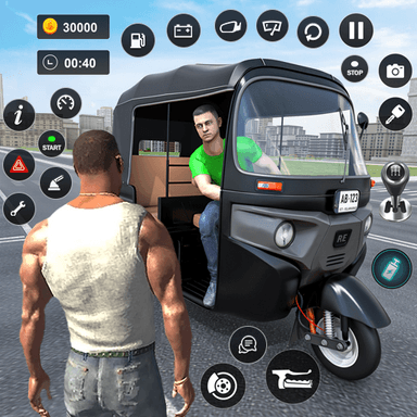 Modern Rickshaw Driving Games