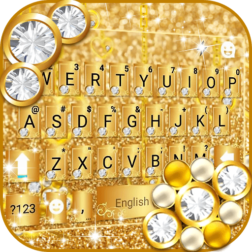 Luxury Gold Keyboard Theme