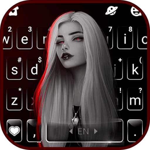 Cool Girl Style Keyboard Theme