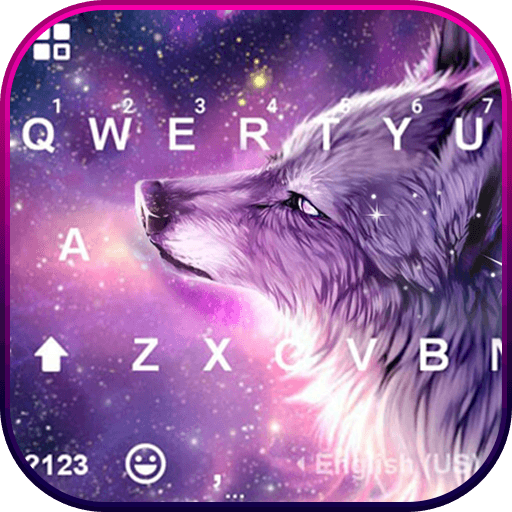 Starry Wolf Keyboard Theme