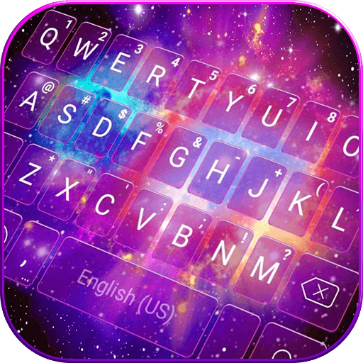 Galaxy Starry Keyboard Backgro