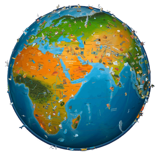 world map atlas 2023