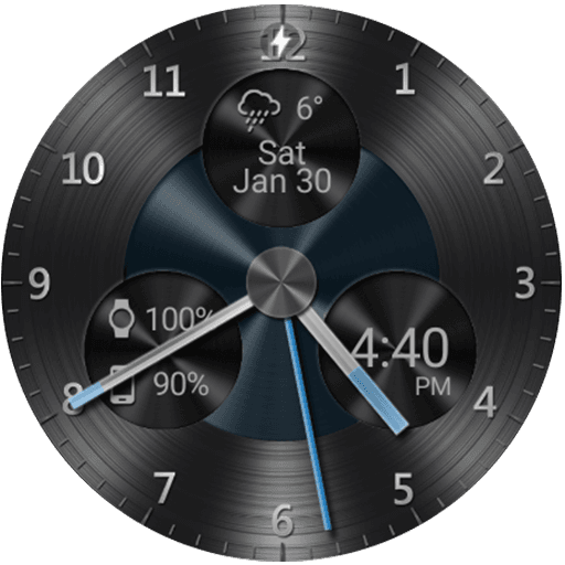 Black Metal HD Watch Face