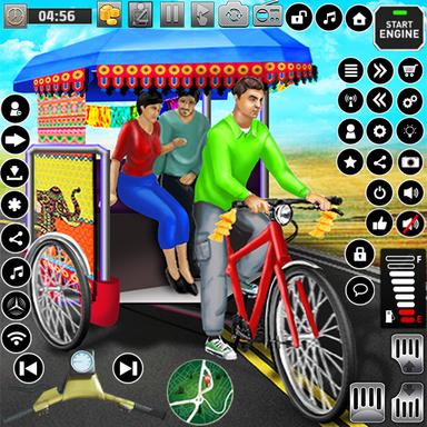 Bicycle Rickshaw Driving Games