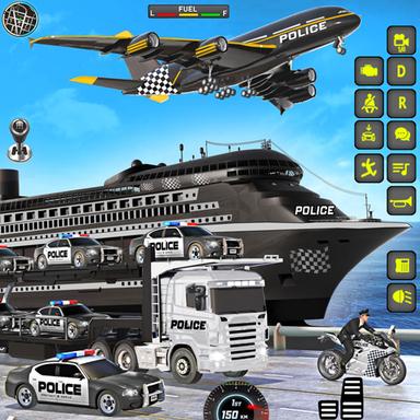 Police Truck Transport Game