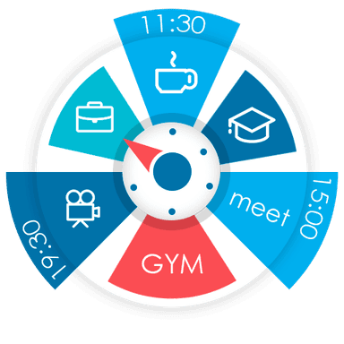 Sectograph. Day & Time planner