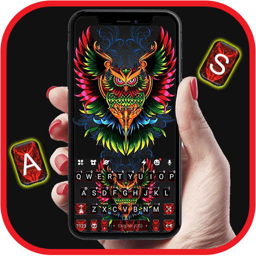 Devil Owl Keyboard Theme