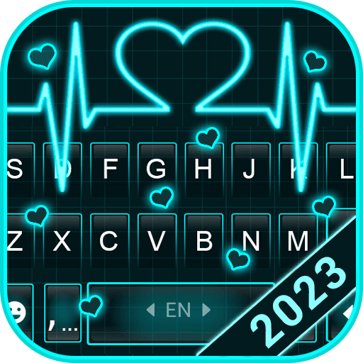 Neon Heart Love Theme