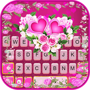 Pink Rose Flower Theme