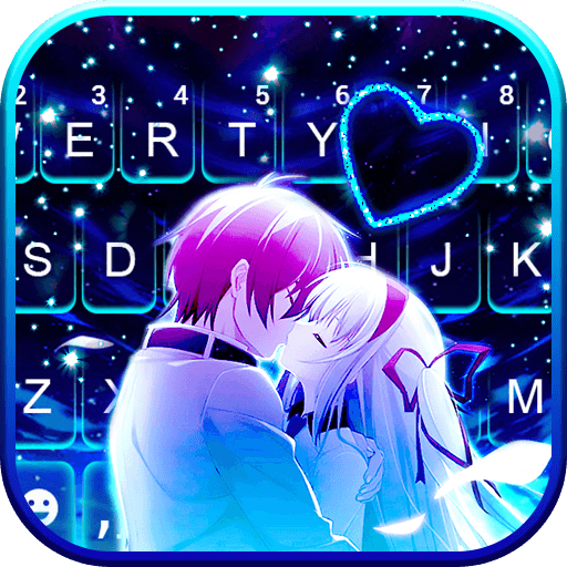 Romantic Neon Kiss Theme