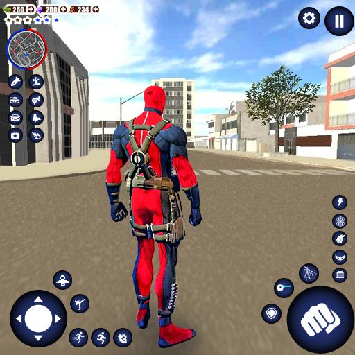 Miami Rope Hero Spider Game