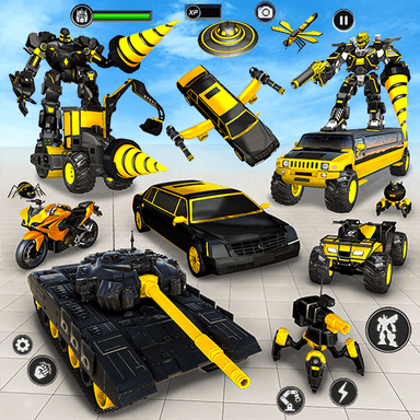 Incredible Robot Game Car Game