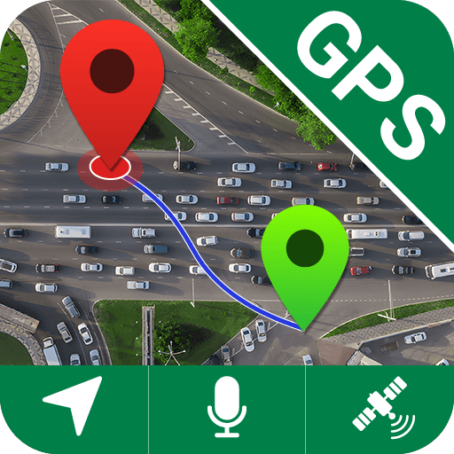 GPS Navigation Map Route Find