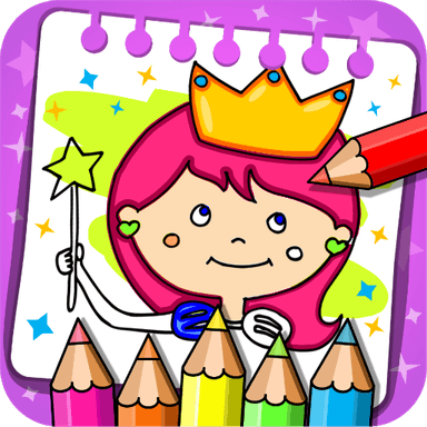 Princess Coloring Book & Games