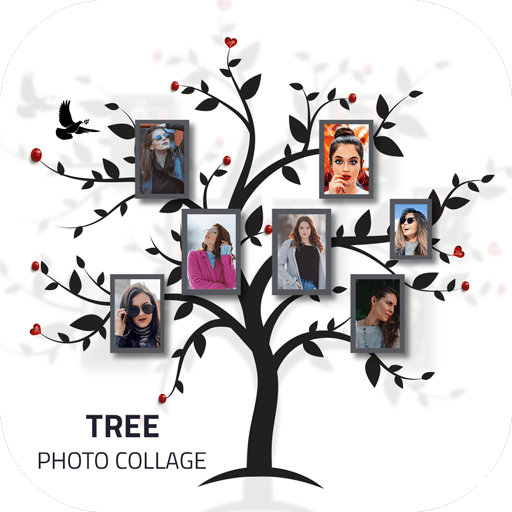 Tree Collage: Love Photo Frame