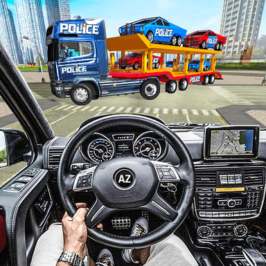 US Police CyberTruck Car