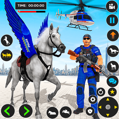 Flying Horse Police Chase Sim