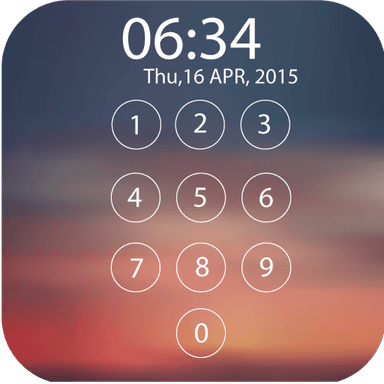 Lock screen password