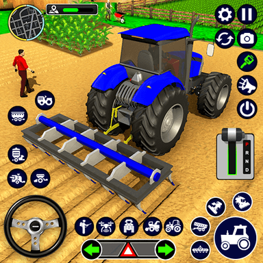 Real Tractor Driving Simulator