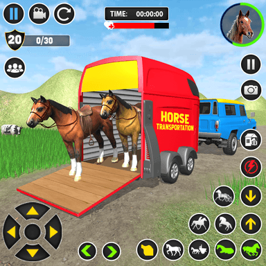 Wild Horse Transport Truck Sim