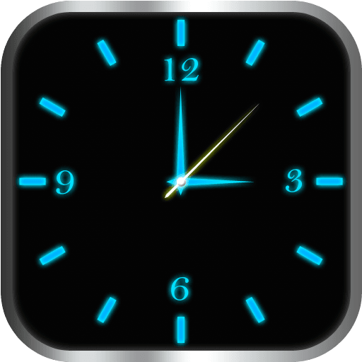 Glowing Clock Locker - Blue