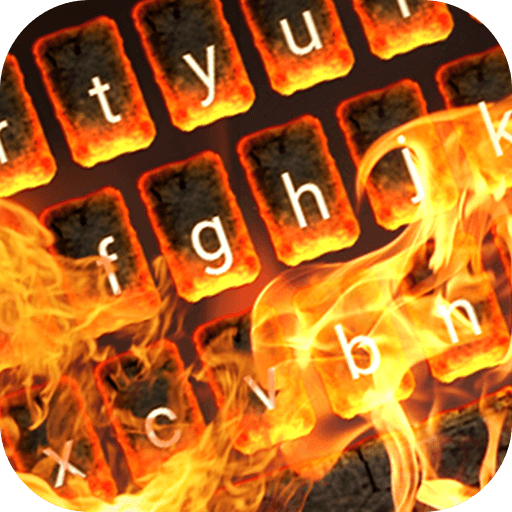 Burning Keyboard Wallpaper HD