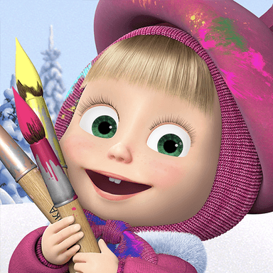 Masha and the Bear Coloring 3D