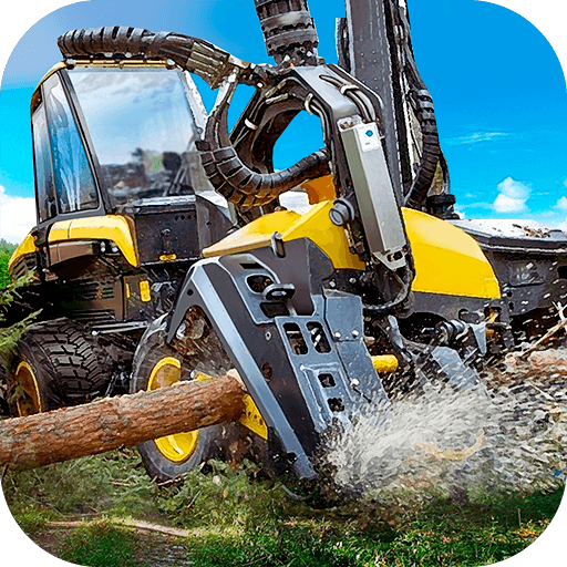 Logging Harvester Truck