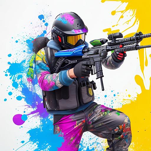 Paintball Attack 3D: Color War