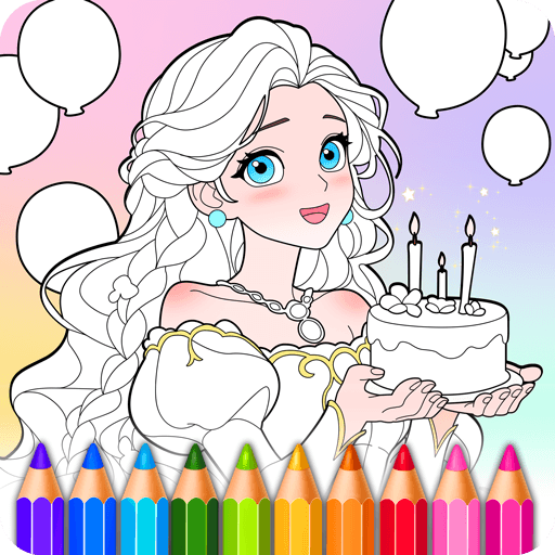 Princess Game Fantasy Coloring