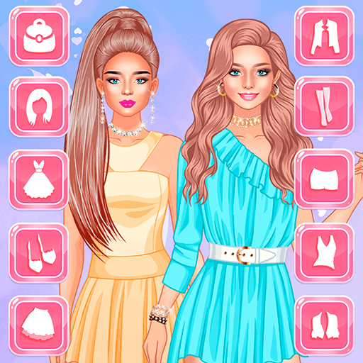 Pastel Dress Up: BFF Sisters