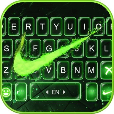 Green Neon Check Theme