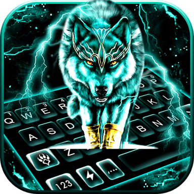 Thunder Neon Wolf Theme